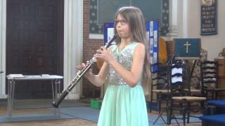 Cimarosa Siciliana Oboe grade 5  Chloe Prins [upl. by Anned]