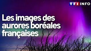 De sublimes aurores boréales observées en France [upl. by Pilihp176]