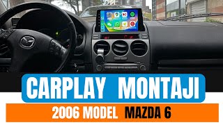 2006 Model Mazda 6➡ Kablosuz Carplay amp Kablosuz AndroidAuto Multimedya Sistemi [upl. by Gurtner]