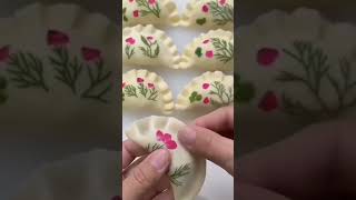 Fantastic oriental dough dough shapes simple and beautiful dumplings piefoodtikok [upl. by Acsirp]