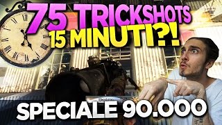 75 TRICKSHOTS IN 15 MINUTI  SFIDA FOLLE CONTRO IL TEMPO 2 SPECIALE 90000 [upl. by Derrek]