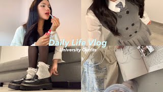 Uni life vlog estudiando en bubble tea shop Haul de ropa ft Modakawa compras [upl. by Trstram565]