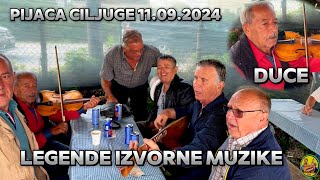 Sastale se legende izvorne muzike na pijaci Ciljuge zasvirali i zapjevali stare dobre 11092024 [upl. by Thanos384]