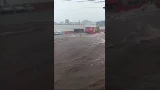 Enchente em Uberaba MG obrigadoporseincrevernocanal noticias [upl. by Ilsel]