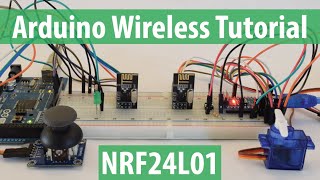 Arduino Wireless Communication – NRF24L01 Tutorial [upl. by Ermengarde]