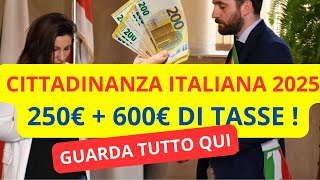 ⛔ TASSE E LIMITAZIONI PER EXTRACOMUNITARI NEL 2025  CITTADINANZA ITALIANA E NON SOLO [upl. by Ecinrahs]