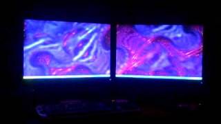 Winamp Visualizations On Dual Monitorsavi [upl. by Haney795]