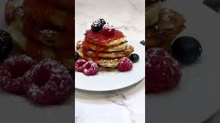 Light and Fluffy cottage cheese pancakes [upl. by Lebbie]