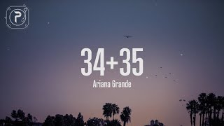 3435  Ariana Grande Lyrics [upl. by Assetniuq]