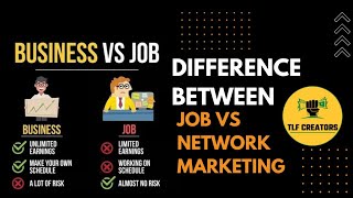 Difference between job vs network marketing [upl. by Laved]