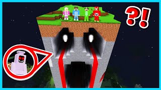 MIPAN amp ZUZUZU MENEMUKAN TEBING YANG PUNYA WAJAH SERAM DI MINECRAFT SURVIVAL TEBING BERHANTU [upl. by Armmat815]