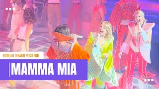 Mamma Mia West End London Novello Theatre tour of Box A closing songs Mazz Murray [upl. by Neelhsa]