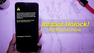 How to Unlock Bootloader of any Motorola Instant Unlock⚡⚡ [upl. by Aneehsor662]