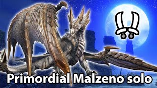 Hazard Primordial Malzeno Dual Blades solo  340 TA rules  Qurio augments [upl. by Essilevi618]