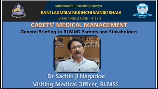 Cadets Medical Management by Dr Sachin Nagarkar [upl. by Loring347]