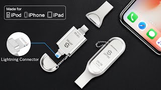 For US CA UK Apple MFi Certified iPhone iPad Photo Stick iPhone Memory Stick USB Flash Drive [upl. by Atsylac]