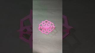 Easy snowflake design snowflakes christmas decoration design youtubeshorts art diy reels [upl. by Llywellyn930]