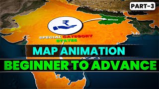 How To Create Map Animation Beginner to Advance aftereffects [upl. by Aseeram61]