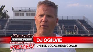 Gault Heating amp Cooling HS Football Preview United Golden Eagles [upl. by Elag724]