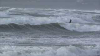 Kitesurf  Tempête en Bretagne  GuidelPlage  Grosses Vagues  Morbihan  Bretagne Sud  France [upl. by Milburr863]