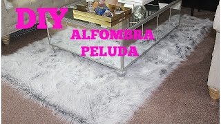 DIY  ALFOMBRA PELUDA DIY FUR RUG [upl. by Meda908]