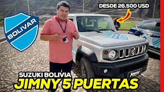 SUZUKI JIMNY 5 PUERTAS ¿Es realmente más espaciosa Lanzamiento polera BOLIVAR│Motores Bolivianos [upl. by Rednaeel]