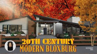 Bloxburgs Best Kept Secret 20th Century Modern House Designs Revealed [upl. by Wes283]