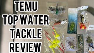 Temu top water fishing tackle review is it worth it [upl. by Malan]