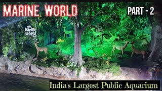 MARINE WORLD 🐠 Chavakkad Indias Largest Public Aquarium  Part2  TravelwithG123 [upl. by Mines]