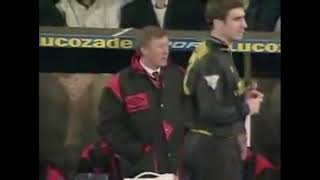 Eric Cantona drop kick on fan against Crystal Palace  1995 [upl. by Haniraz]