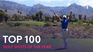 Top 100 Golf Shots of The Year  Best of 2021 [upl. by Phares]