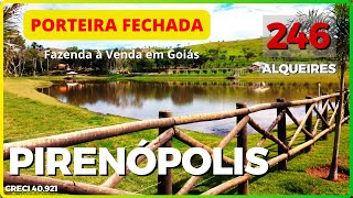 🌱 PORTEIRA FECHADA Fazenda à Venda em Goiás 246 Alqueires em Pirenópolis  Imperdível agro fazenda [upl. by Neirol326]