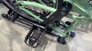 Brompton C Line 2 Speed Folding Bike Review FOLDING LIGHT Weight  Every Day Bike [upl. by Nuyh]