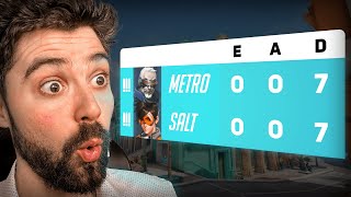 Killing TOXIC Twitch Streamers in Overwatch 2  ft Metro and Unsaltedsalt [upl. by Korrie]