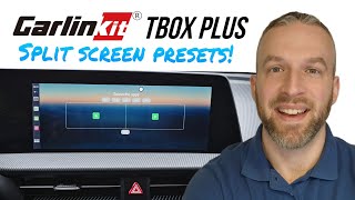 How to Enable Split Screen Presets on the Carlinkit TBox Plus [upl. by Aynatahs]