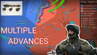 Multiple Russian advances today 27 March 2024 [upl. by Hasan250]