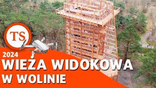 Wolin Wieża Widokowa  Widok  Ujęcia z Drona 2024 [upl. by Nava]