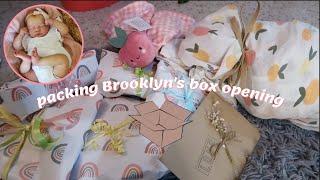 Packing the Giveaway Babys Box Opening  Sophias Reborns [upl. by Macmillan]