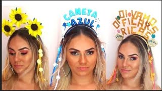 3 ideias  Tiaras de Carnaval em eva super fácil [upl. by Sadella]