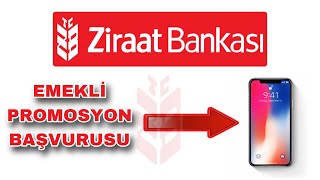 Ziraat Bankası Emekli Promosyonu Nasıl Alınır  Ziraat Mobil Emekli Promosyon Başvurusu [upl. by Tigges]