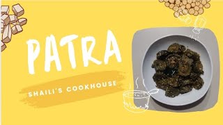 Patra Recipe  Gujarati Snack  Colocasia Roll  Delicious and Quick Recipe [upl. by Nomyad]