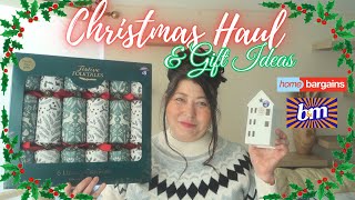 🎄 HOMEBARGAINS amp BampM CHRISTMAS HAUL 🎄GIFT IDEAS [upl. by Dylane]