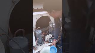 cold storage condition choking problem outdoor fan motor problem solves voicing proper [upl. by Neelrahc]