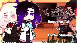 •Diabolik lovers react to Yui as Kocho Shinobu•EspañolEnglish [upl. by Drexler]