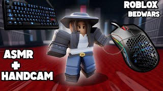 Roblox Bedwars LASSY TRYHARD GAMPLAY ASMR  HANDCAM [upl. by Orpheus]