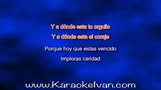 Los Frontera  Fallaste Corazon KARAOKE [upl. by Ennailuj]