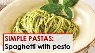 Spaghetti with Basil Pistachio Pesto [upl. by Ennove]