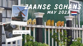 Zaanse Schans  The Netherlands  Silent vlog [upl. by Ahsoyem48]