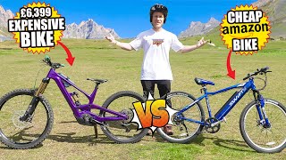 CHEAP AMAZON ELECTRIC BIKE VS EXPENSIVE TOP OF THE RANGE EMTB [upl. by Grete728]