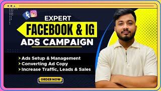 I will do facebook advertising marketing fb ads campaignfb ads manager instagram ad [upl. by Yeliak717]